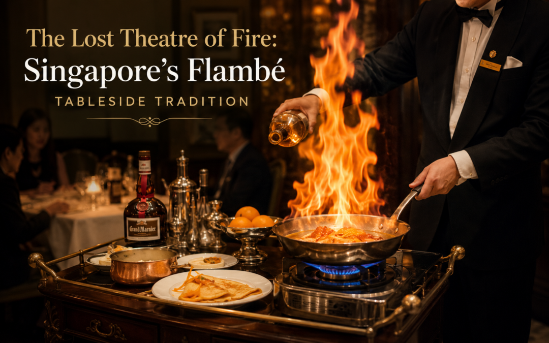 Singapore’s Flambé Tableside Tradition